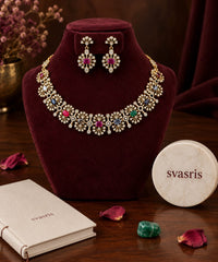 Elegant Multicolour Necklace Set
